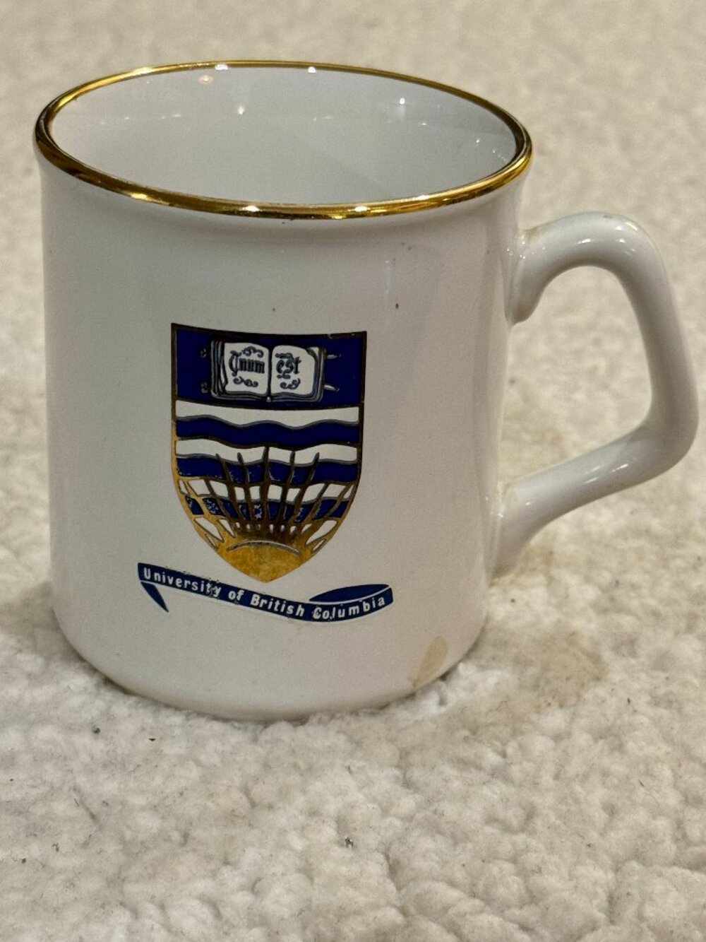 Vintage University of British Columbia (UBC) Coffee Mug